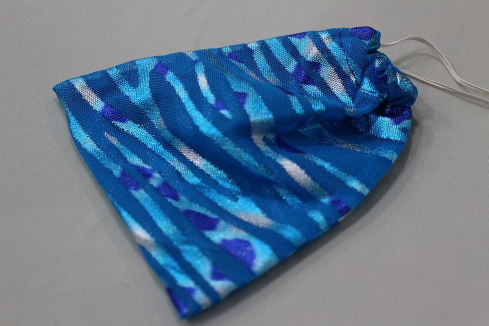 Blue Ocean Drawstring Bag