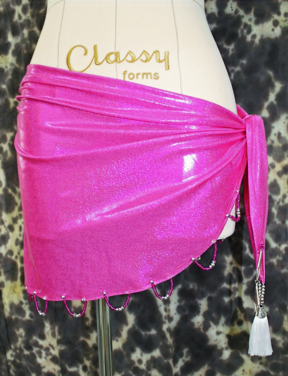 Flamingo Pink Hip Scarf