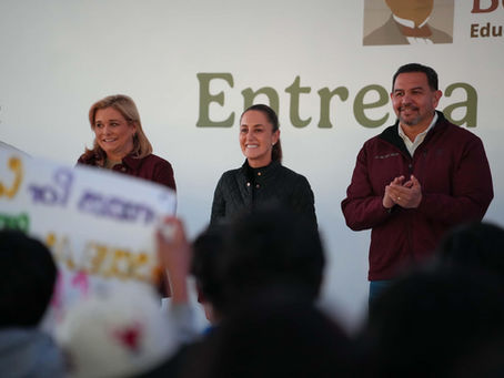 Acompaña Pérez Cuéllar a Presidenta de México en inauguración del Centro Libre para las Mujeres