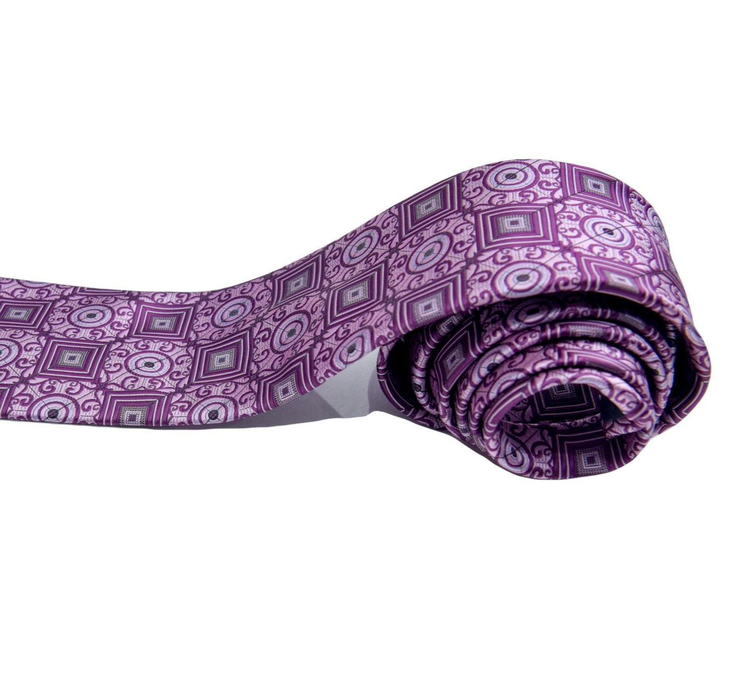 Purple Patterned Tie