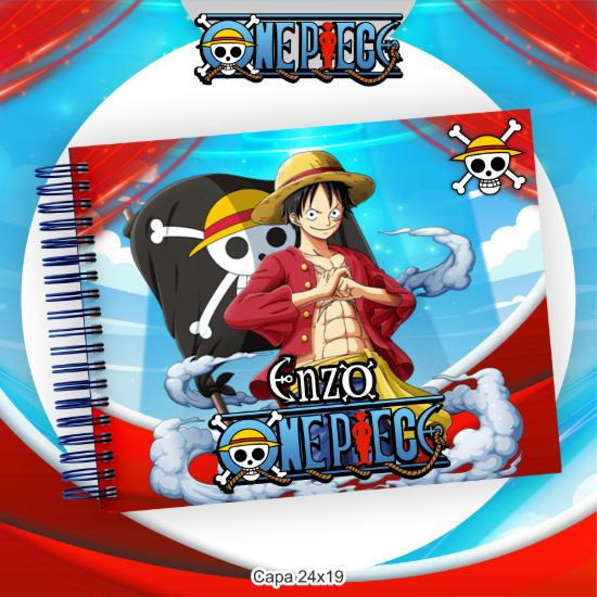 291 - One Piece - Escolar Volta às Aulas Etiquetas e Saúde