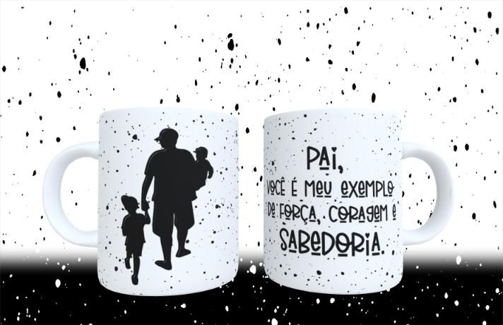 107 - Dia dos Pais Minimalista - Canecas