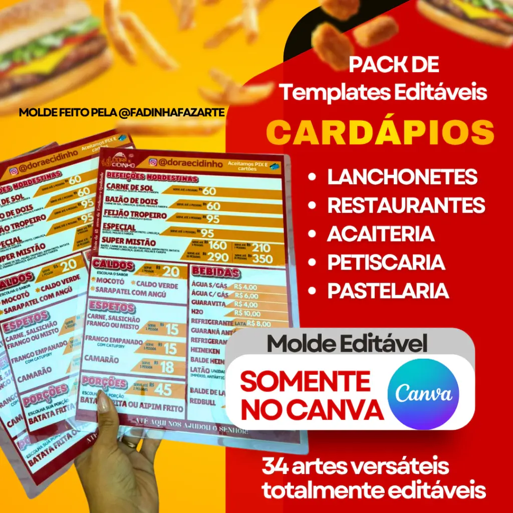 Cardápios - 01