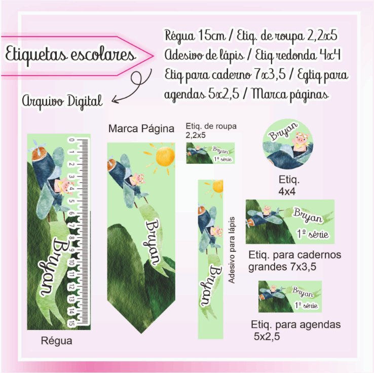 31 - Etiquetas Escolares