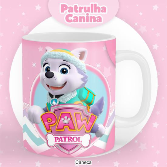 298 - Patrulha Canina - Escolar Volta às Aulas Etiquetas e Saúde