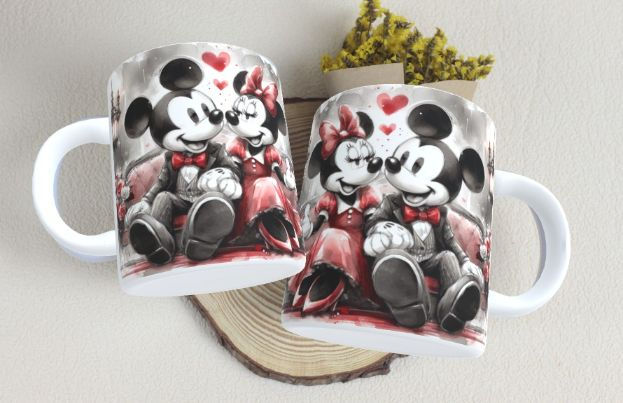 Miniatura: 466 - Mickey e Minnie - Canecas