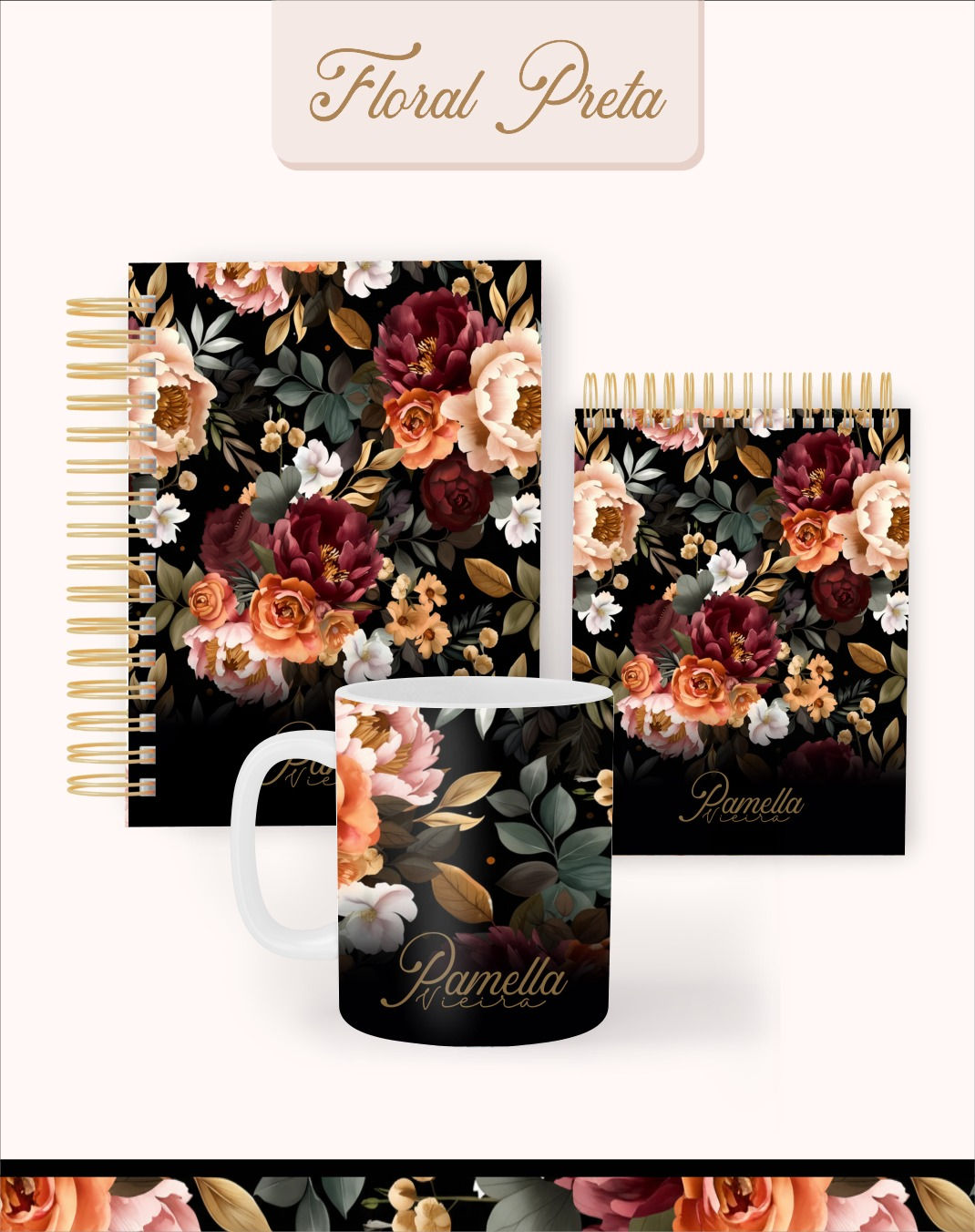 Floral - Combo Encadernação 02