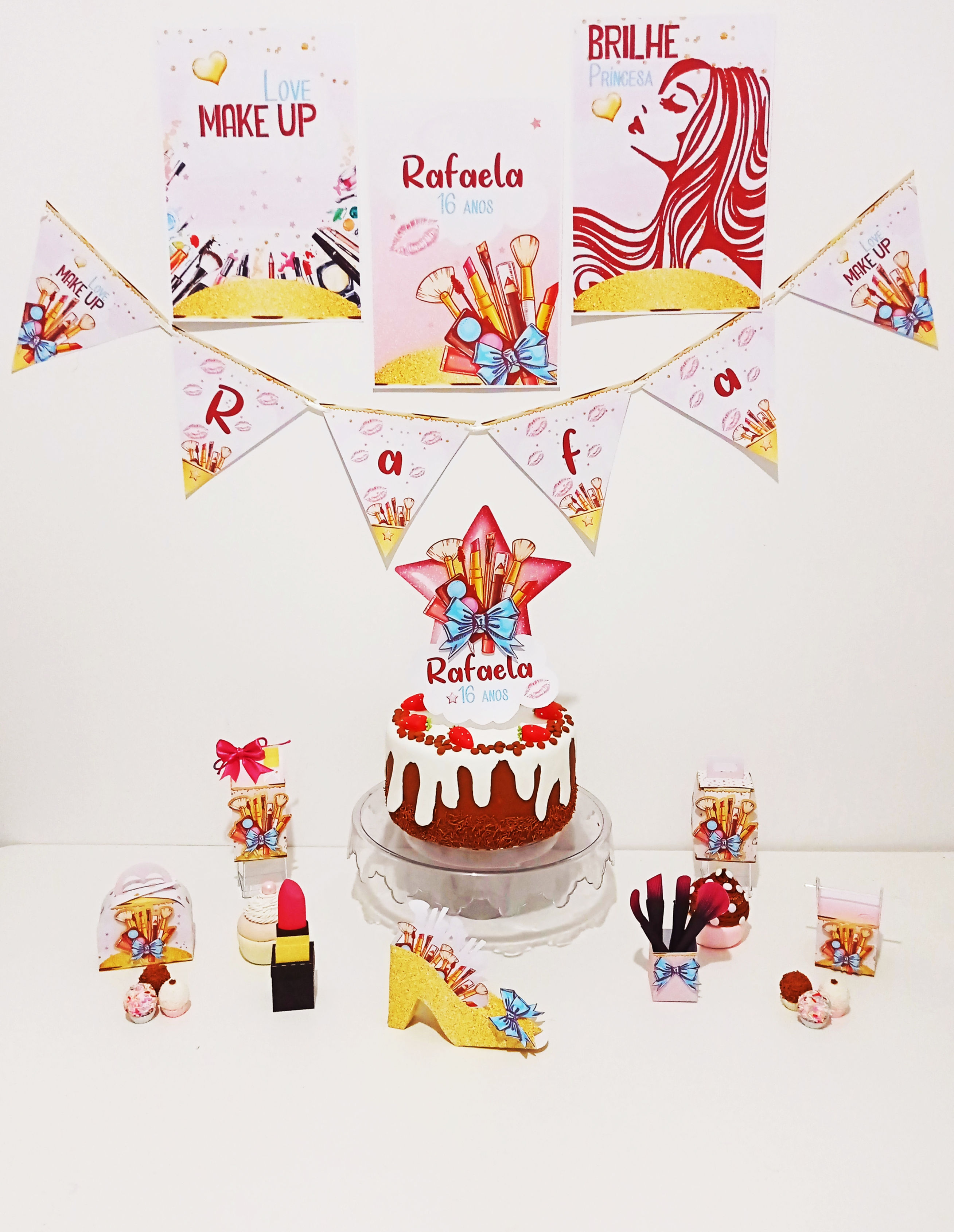 Maquiagem - Papelaria - Festa Pronta - 03