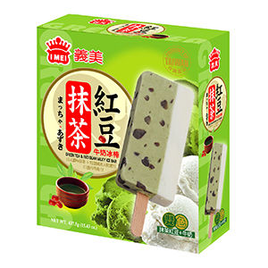 I Mei Frozen Ice Bar Green Tea & Red Bean 87.5g*5