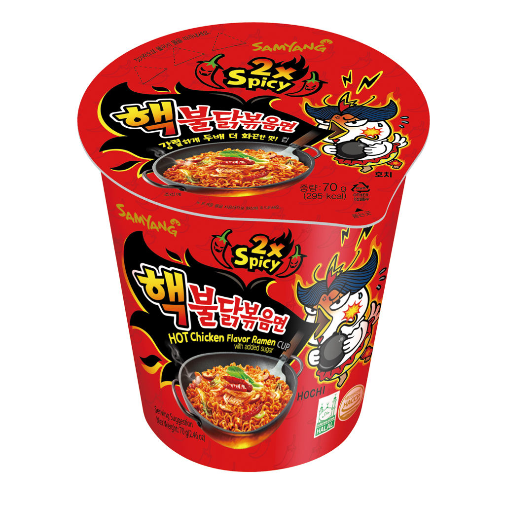Samyang Buldak Hot Chicken 2X Spicy Ramen Cup