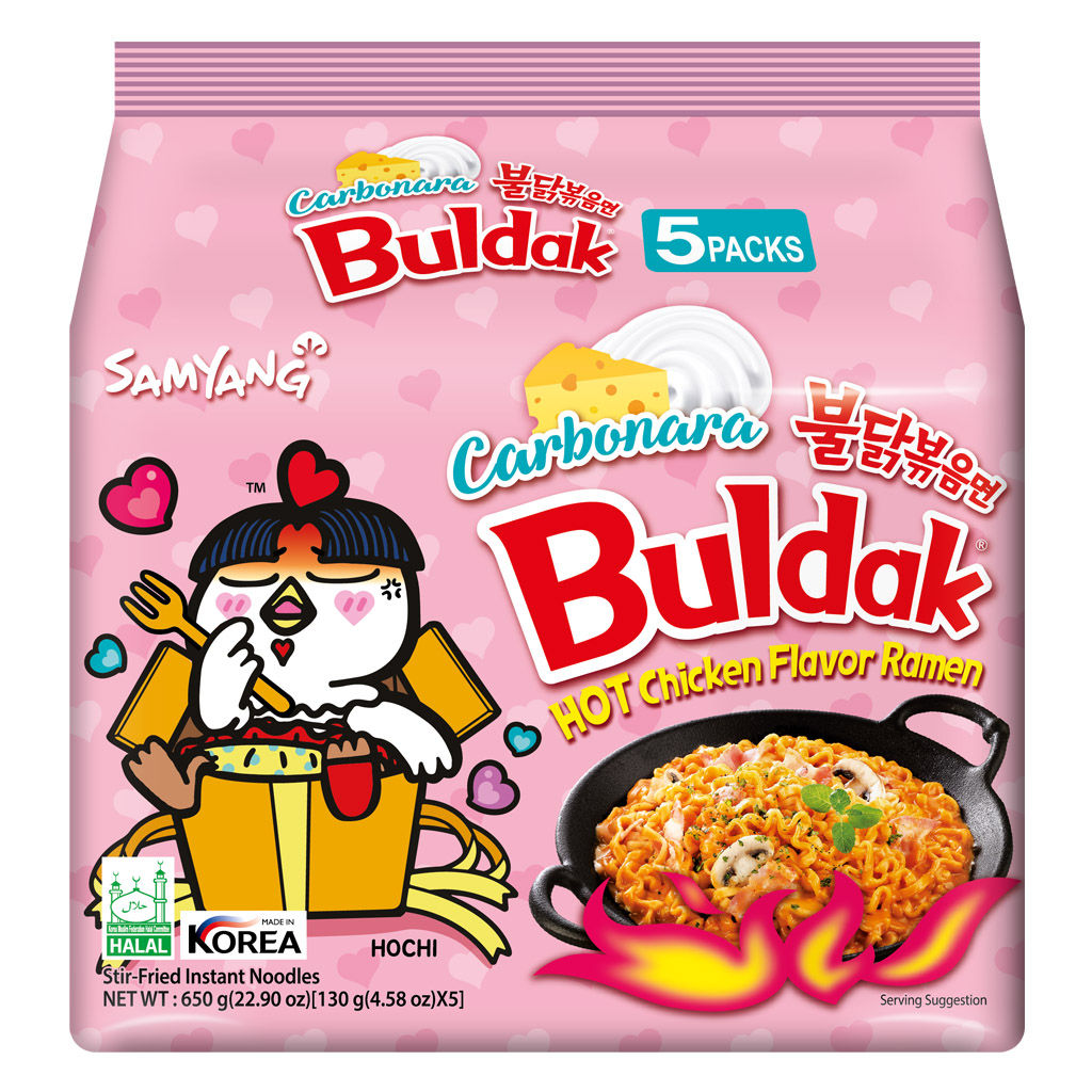 Samyang Buldak Hot Chicken Carbonara Ramen