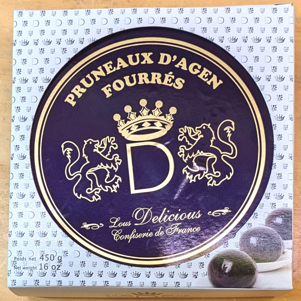 Plums stuffed with Plum Mousse