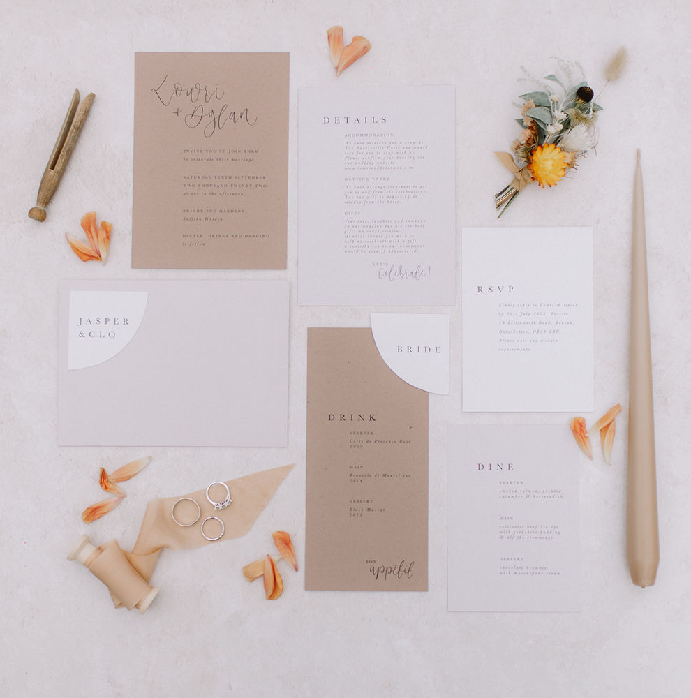 Eco- Friendly Wedding Invitations | Sustainable Wedding Ideas