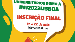 INSCRIÇÃO JMJLisboa2023