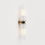 Miniature : Architectural wall lamp Magda IV in fluted glass and brass by Marine Breynaert