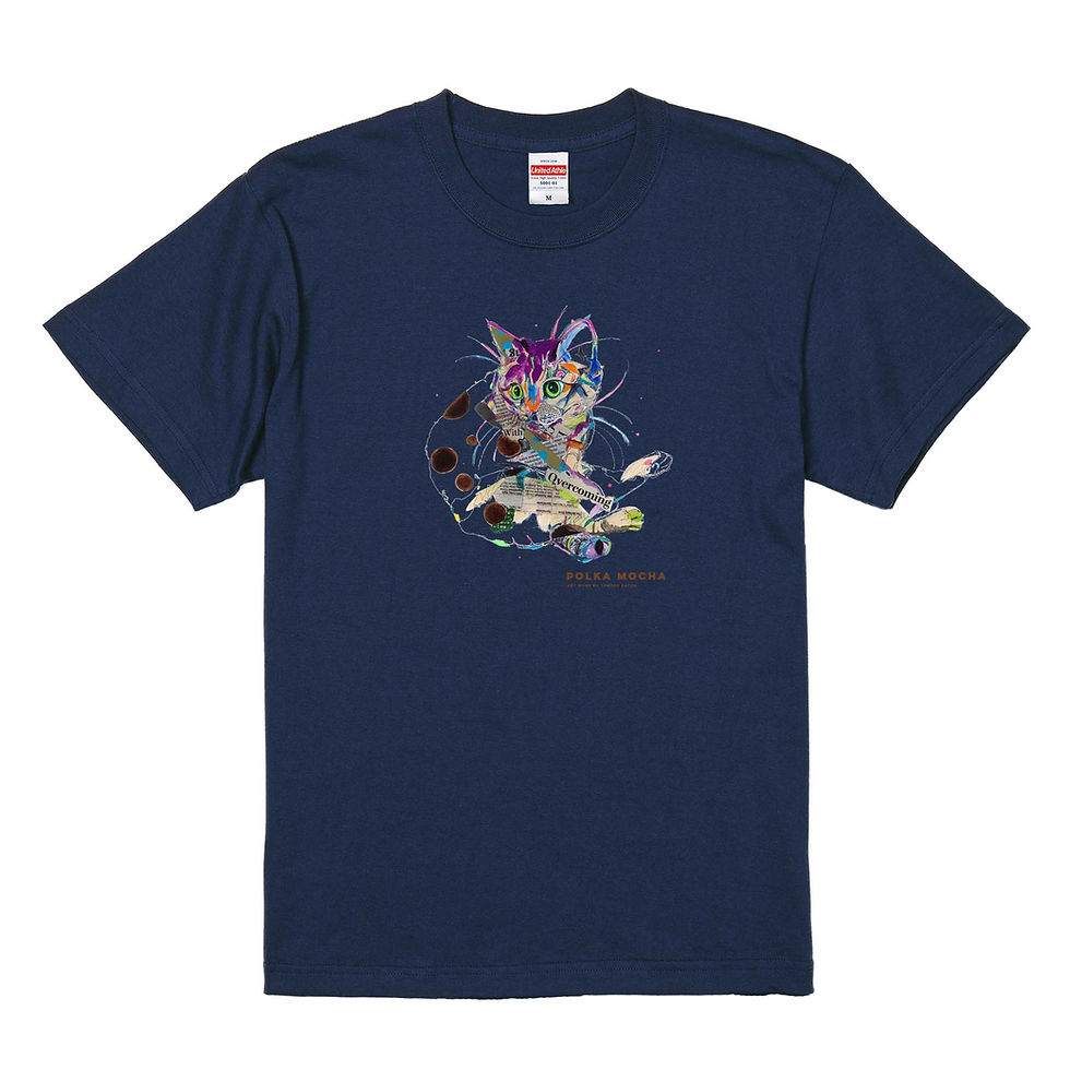 サムネイル： 【Polkaモカ：Moca】ハイクオリティーTシャツ
