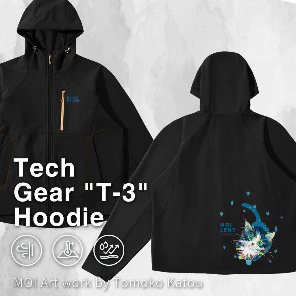【MOI】Tech Gear "T-3" Hoodie/Lサイズ