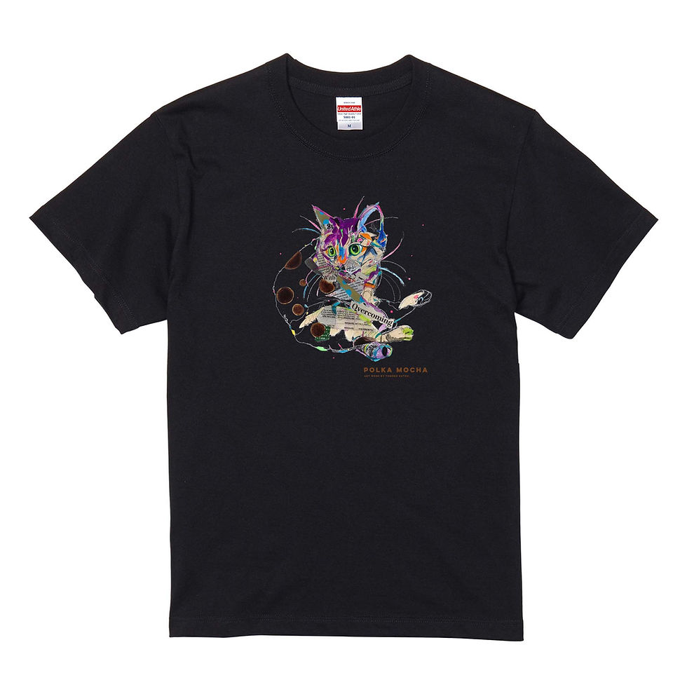 サムネイル： 【Polkaモカ：Moca】ハイクオリティーTシャツ