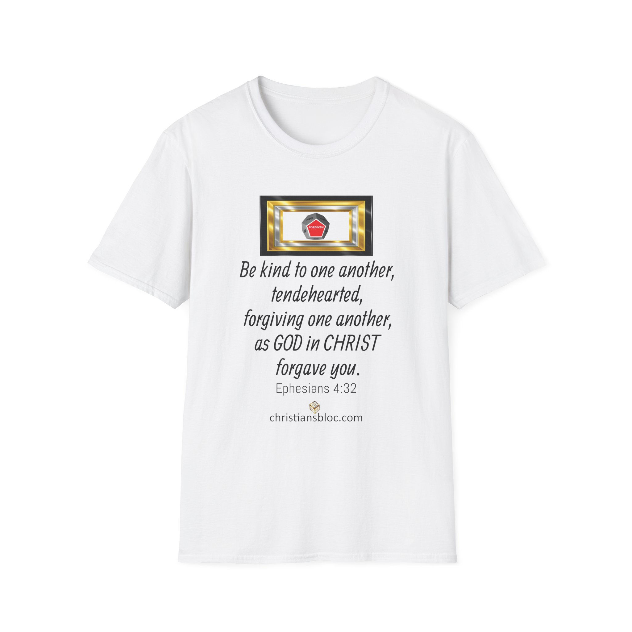 Christian Verse T-Shirt – Ephesians 4:32 Forgiveness Faith Tee