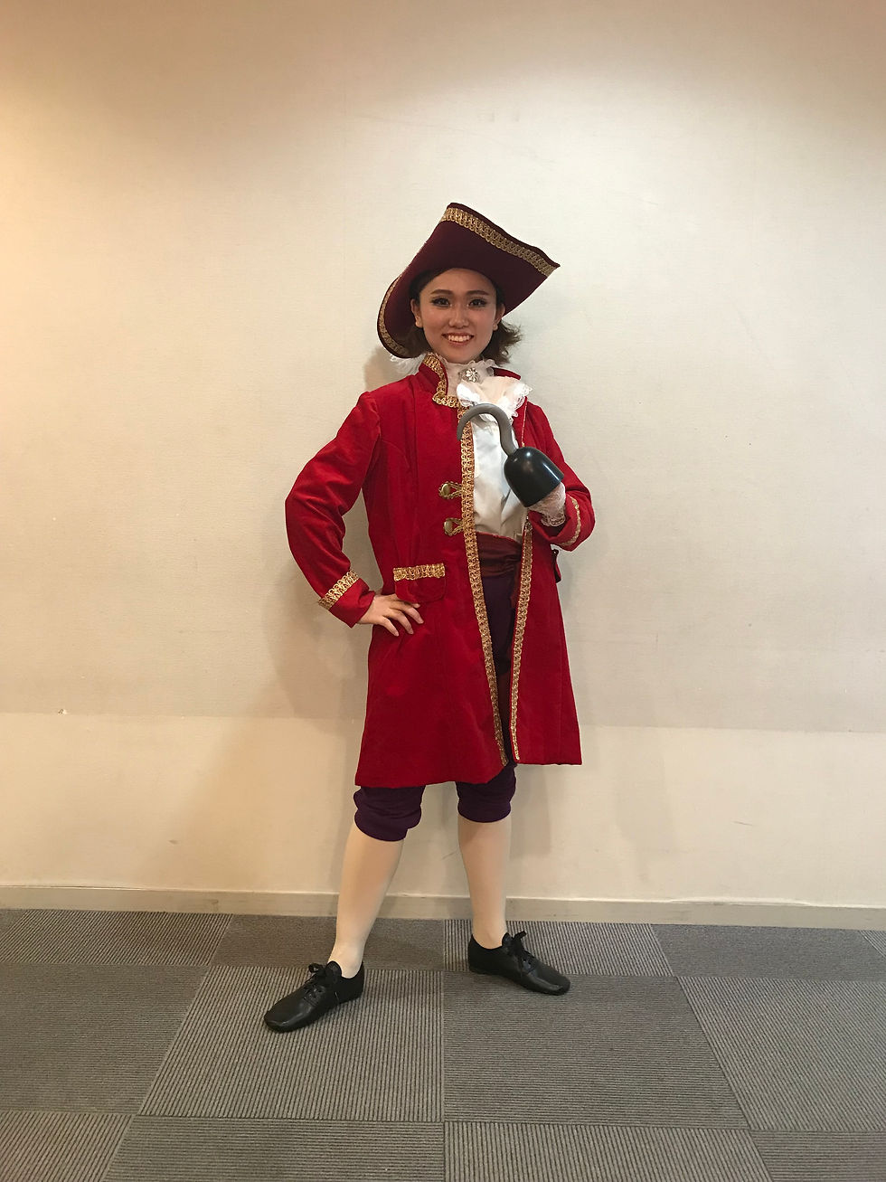 フック船長(ジャケット、帽子)