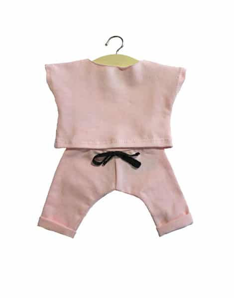 Thumbnail: Ensemble Maxou en coton rose tendre  - Minikane