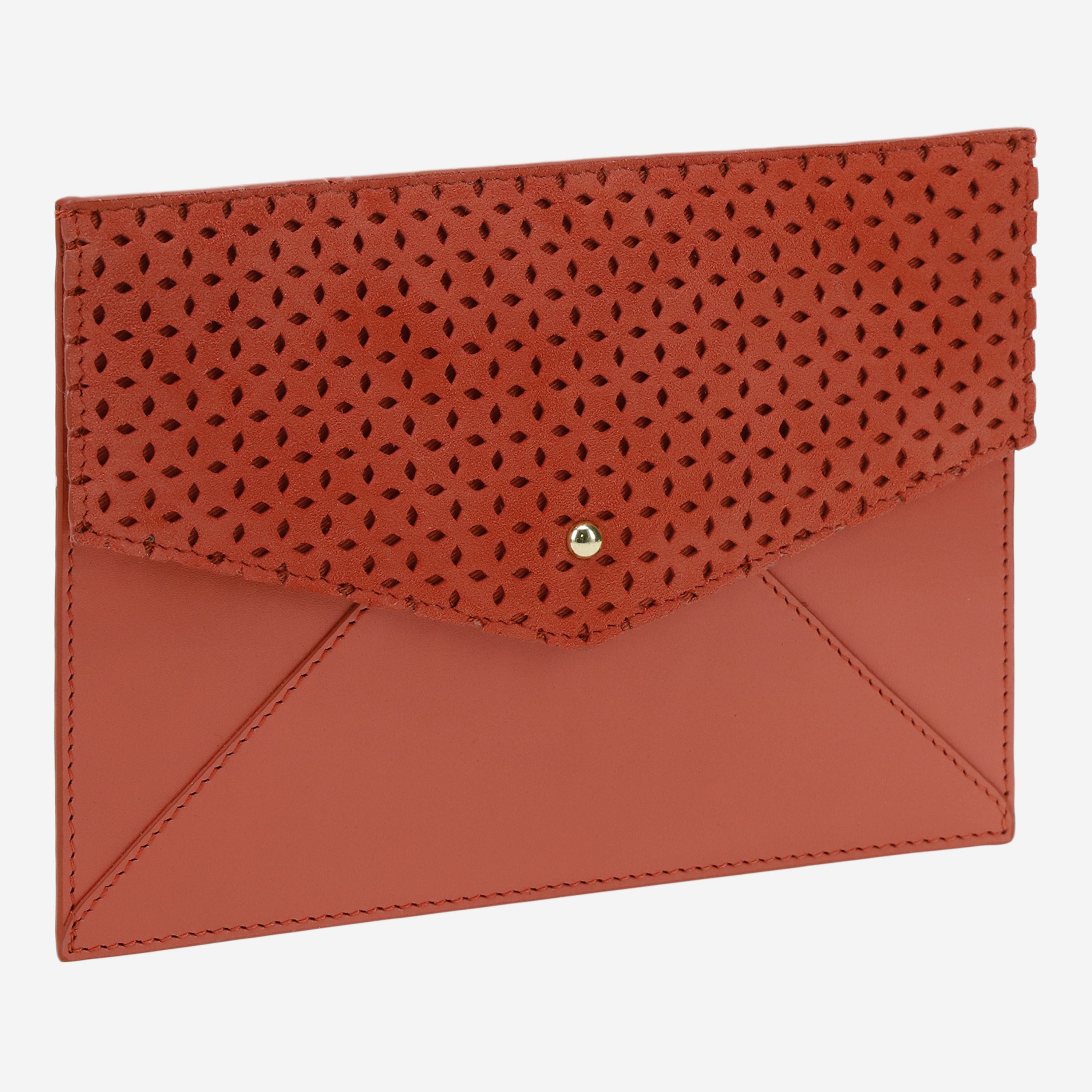 Pochette Joey cuir corail - Maradji