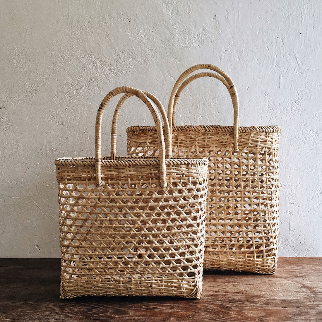 Panier de marché naturel L - baan