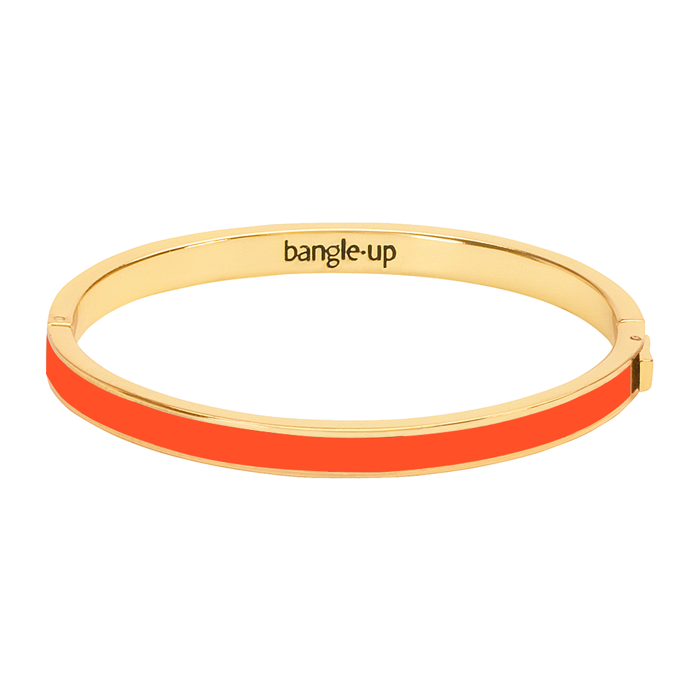 Bracelet bangle tangerine