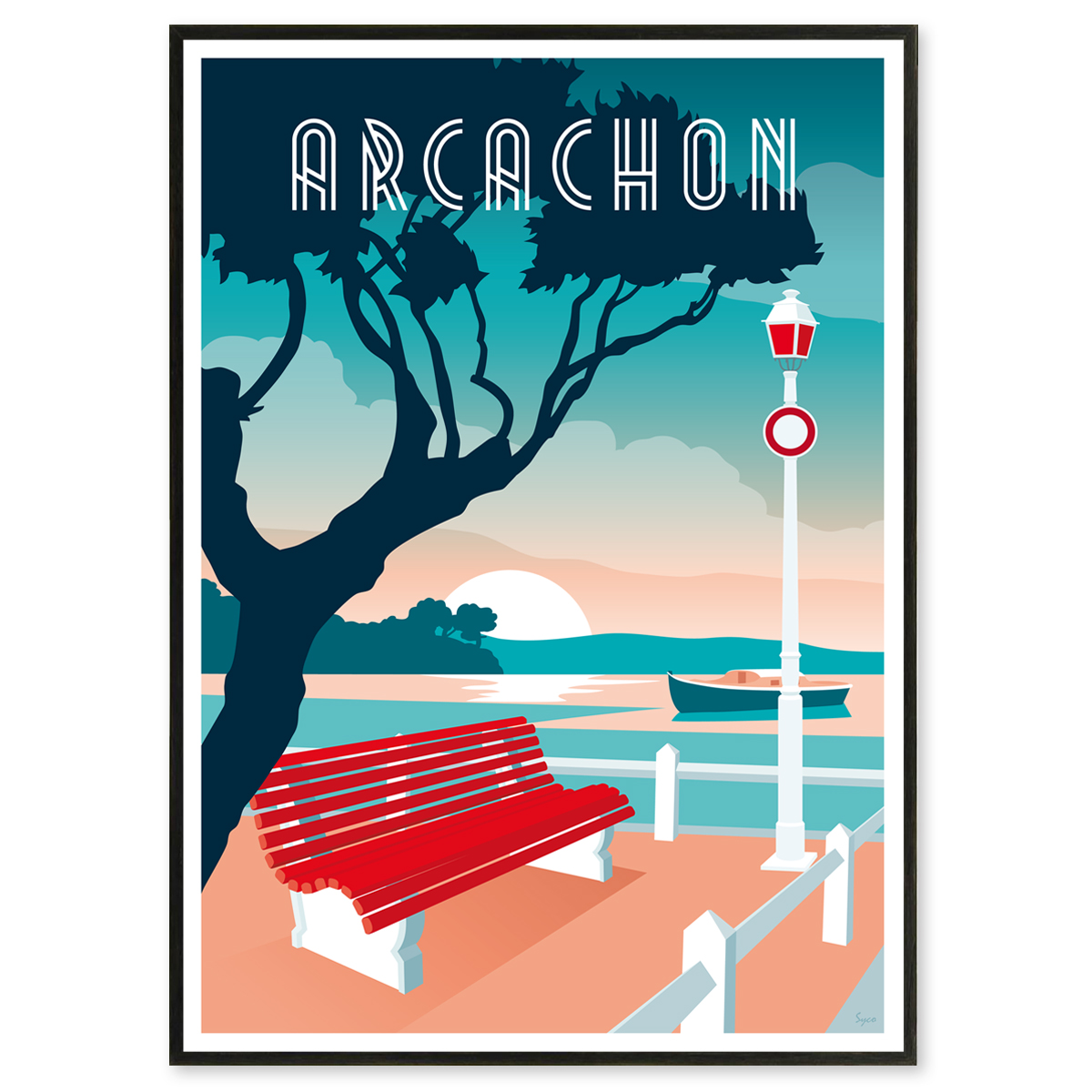 Carte postale Arcachon - Les Affichistes