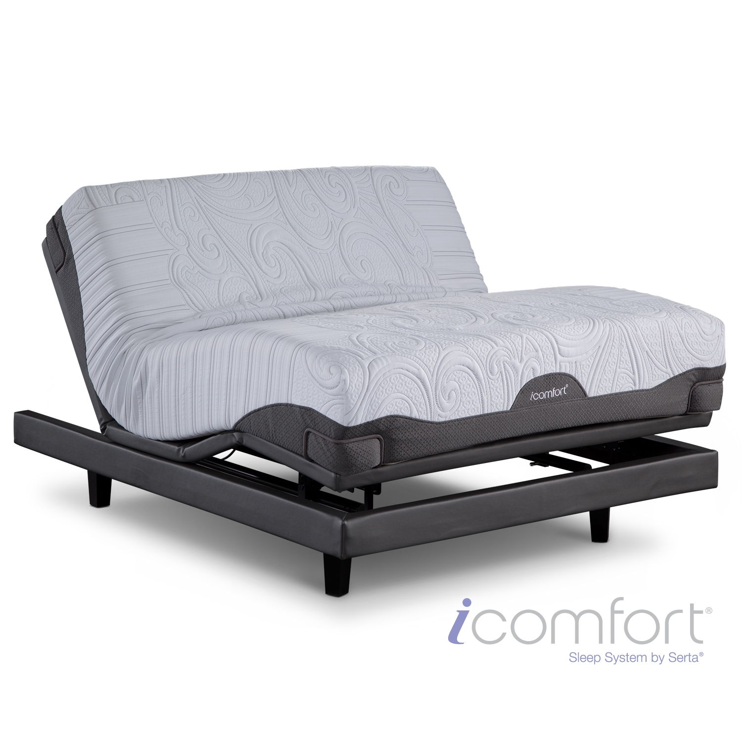 Q adjustable base with Mattress