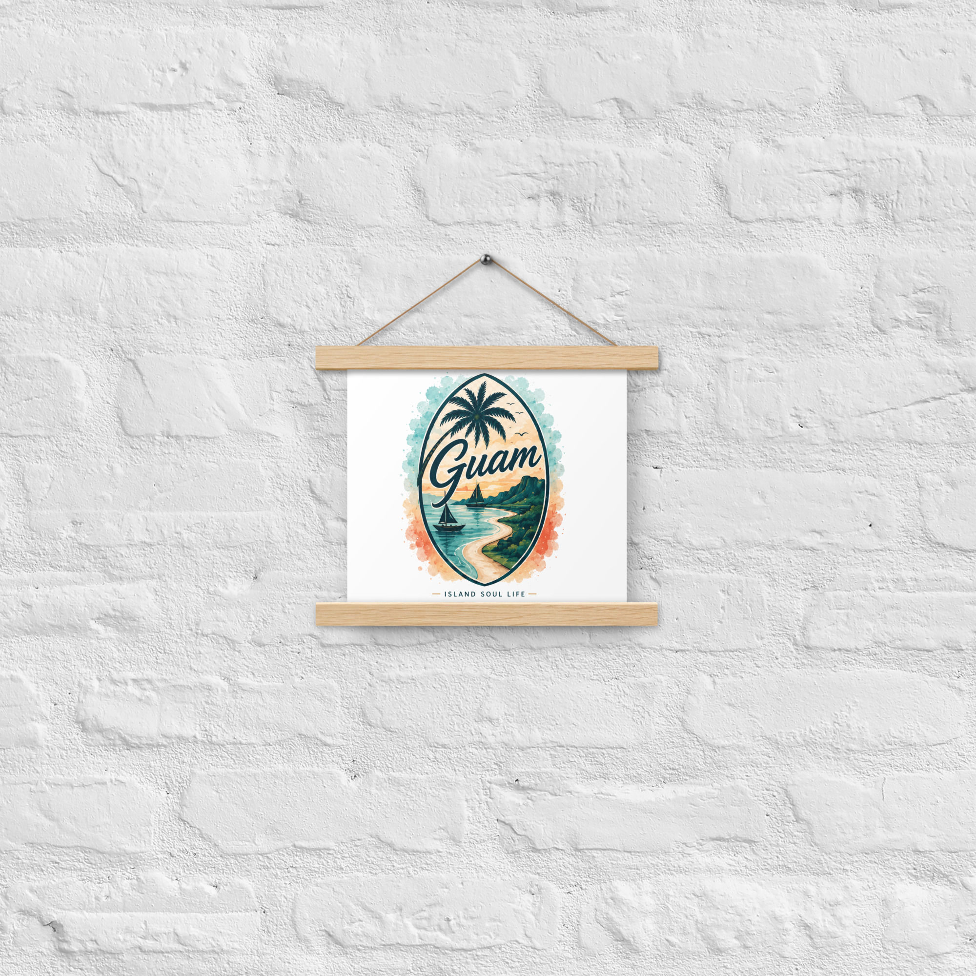 Island Soul Life - Poster with hangers