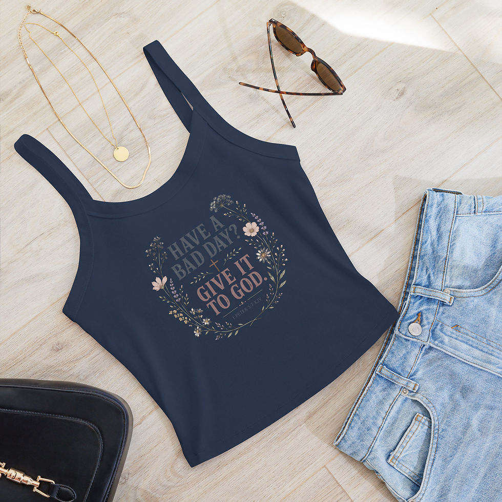 Thumbnail: Bad Day - Women’s micro-rib tank top