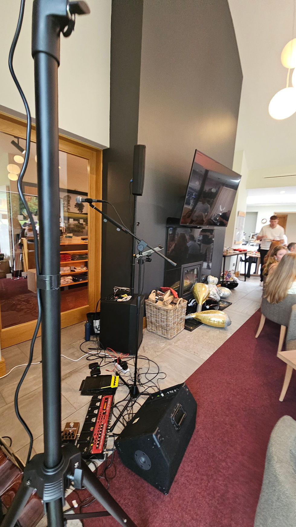 Setting up in Cavan for the Wedding!