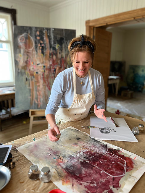Formations Katheen Roby artiste peintre art abstrait