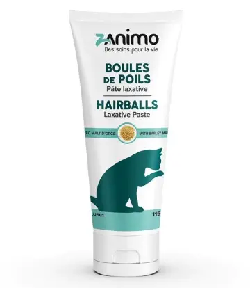 Pâte laxative anti boule de poils Zanimo