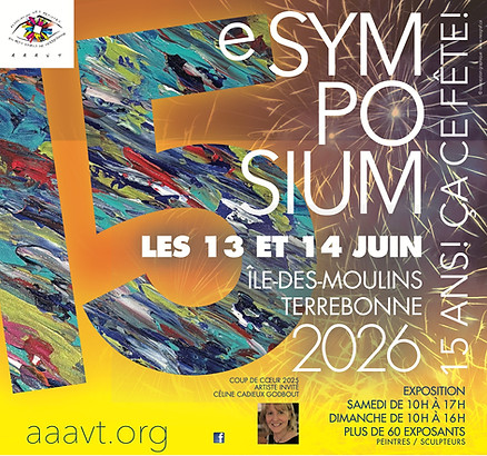Symposium à Terrebonne avec Nathalie Godard artiste peintre