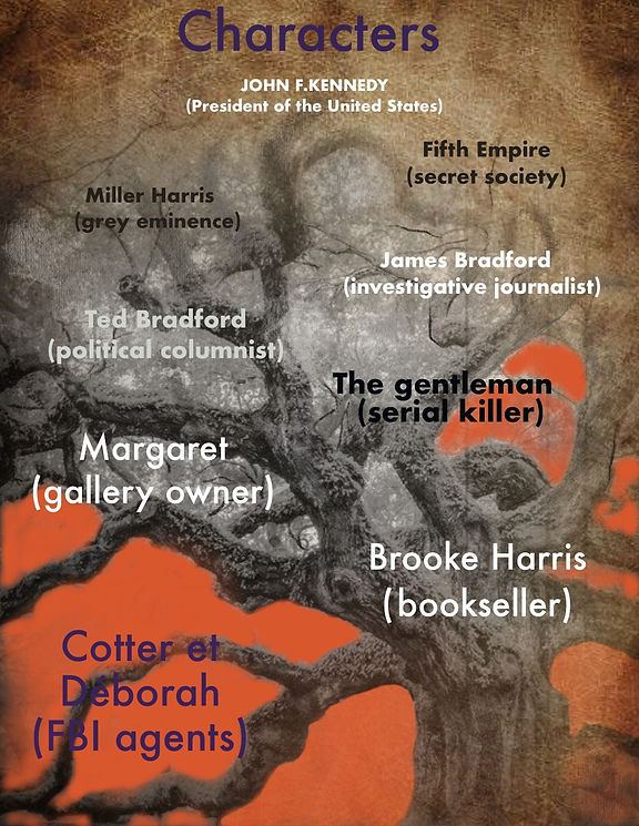 Characters of the book LEGACY de N'Ellion author
