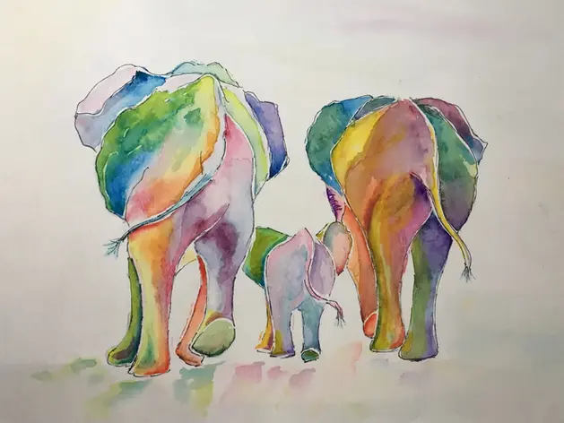 Atelier d'aquarelle avec l'artiste peintre Lise Roy : Longueuil, St-Amable et Beloeil - Art animalier
