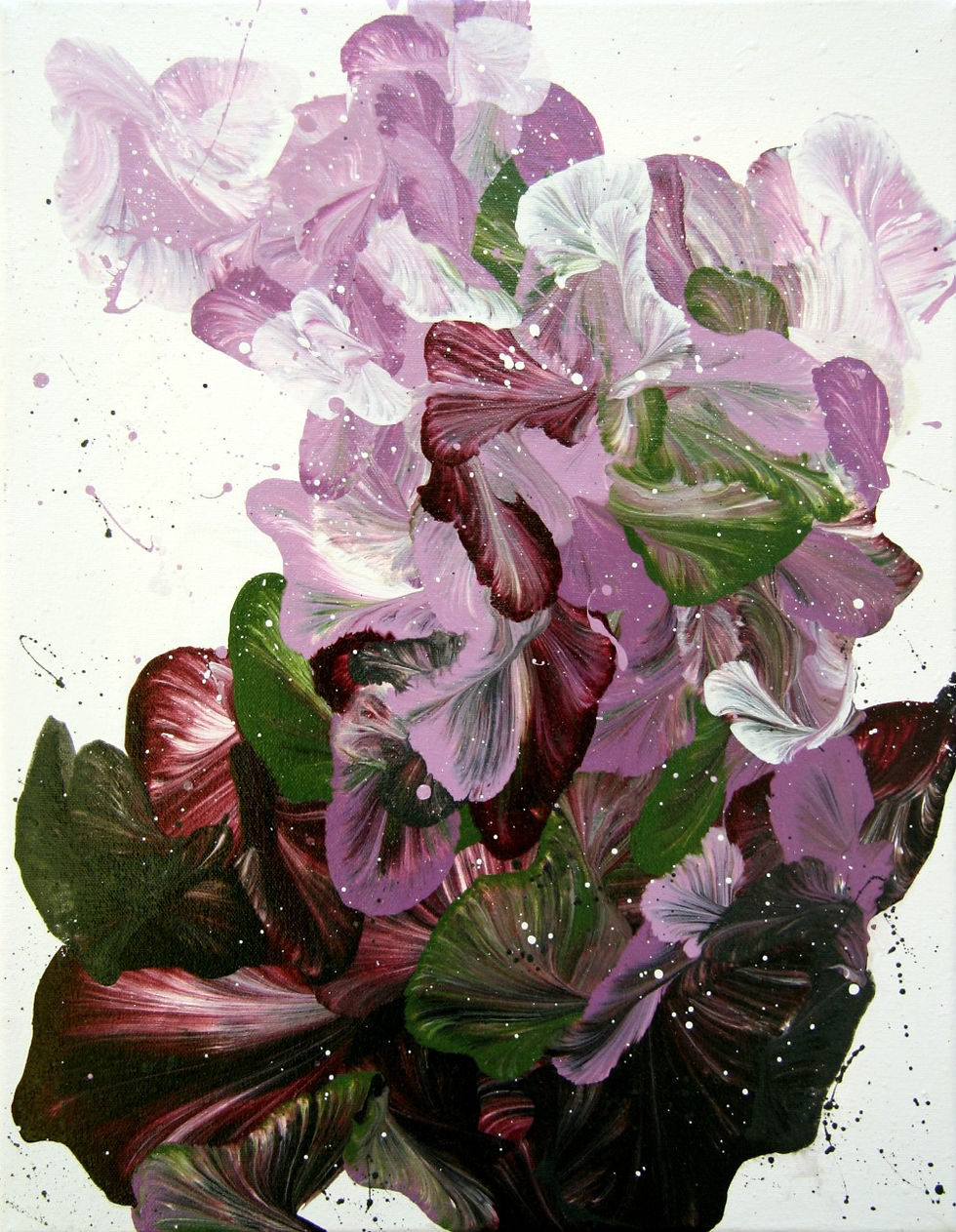 Spread your wings - Quenick artiste peintre québécoise - art abstrait