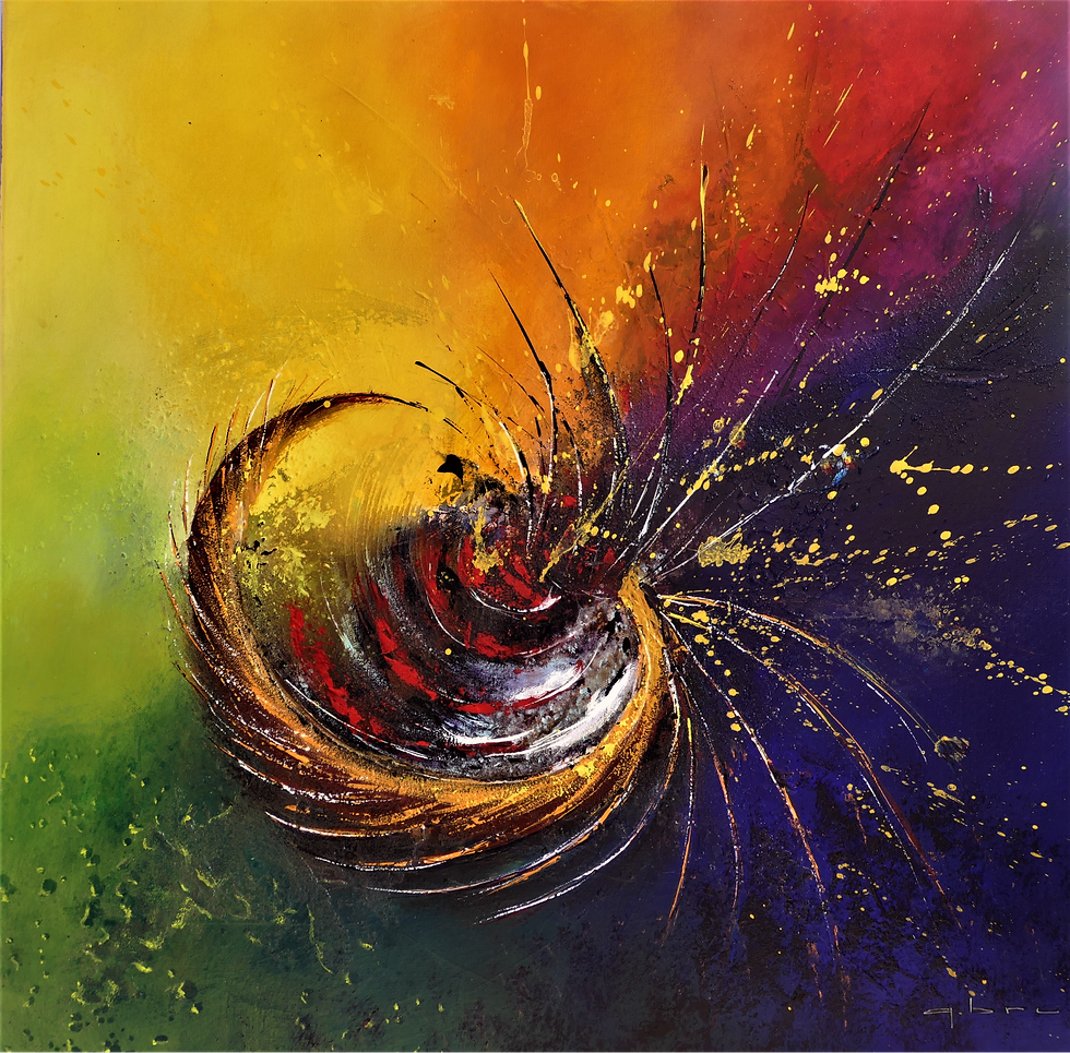 Vortex - - Patrice Bru artiste peintre français - art abstrait