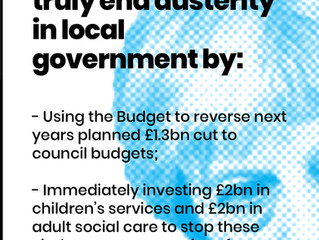 As a Labour Councillor I was proud to sign the ”breaking point” petition. #breakingpoint