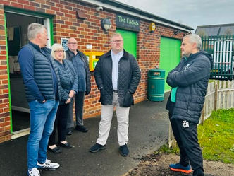 Visit to Blyth spartan's junior