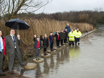 A year since the new Stepping Stones were installed