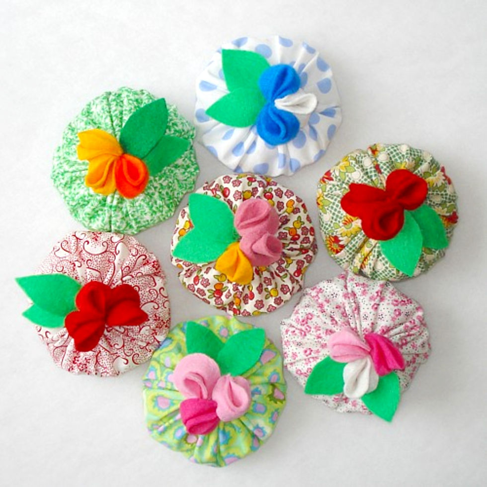 Lavender Sachet Sewing Pattern: Fabric & Felt Flower Moth Repellent Pouch