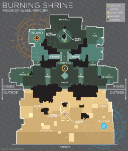 Burning Shrine Call out Map