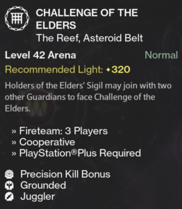 Challenge of the elders (2)