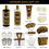 Thumbnail: At-Home Spa Kit, Honey Almond Scent, 17Pcs Relaxing Bath Set