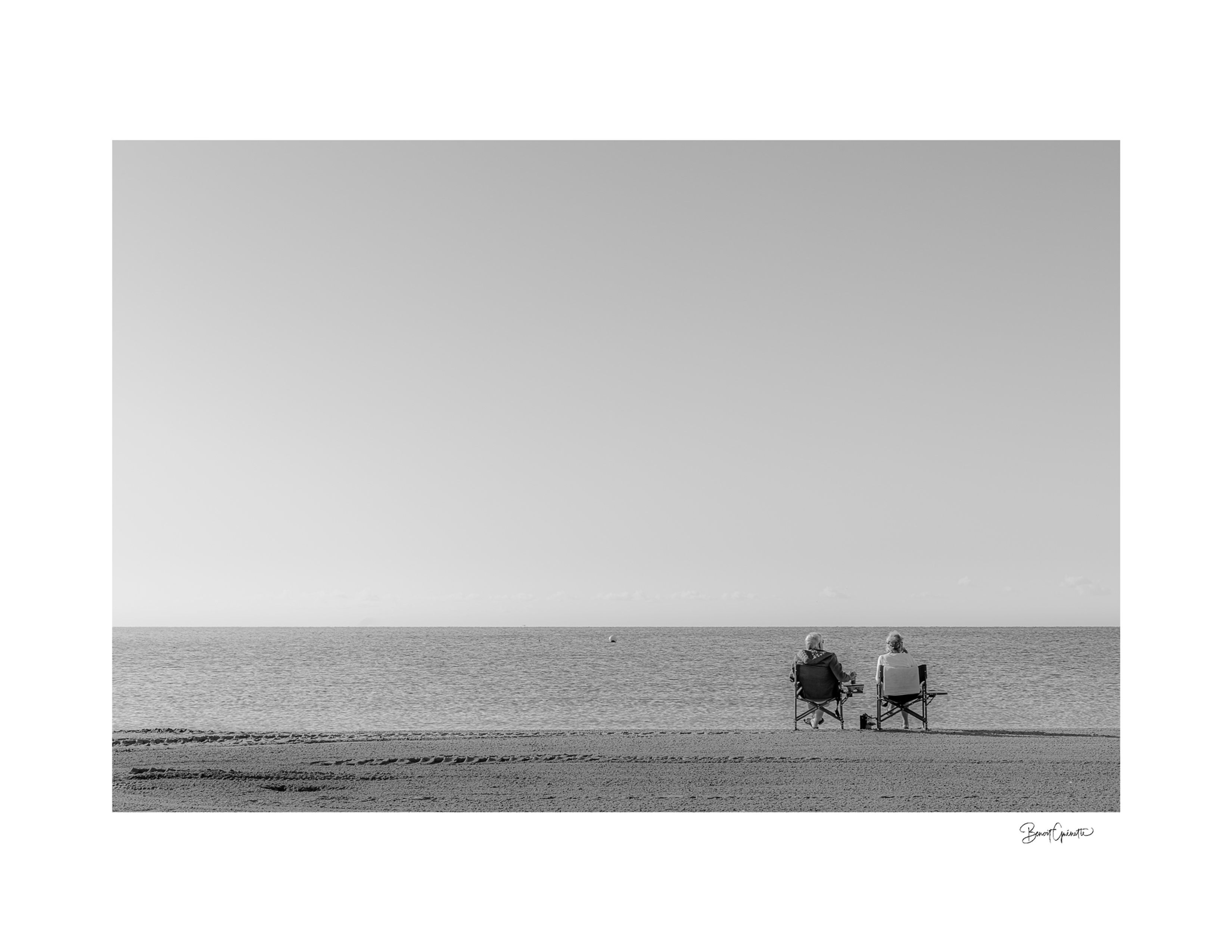 Looking at the horizon