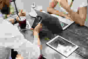 People using websites on multiple devices.