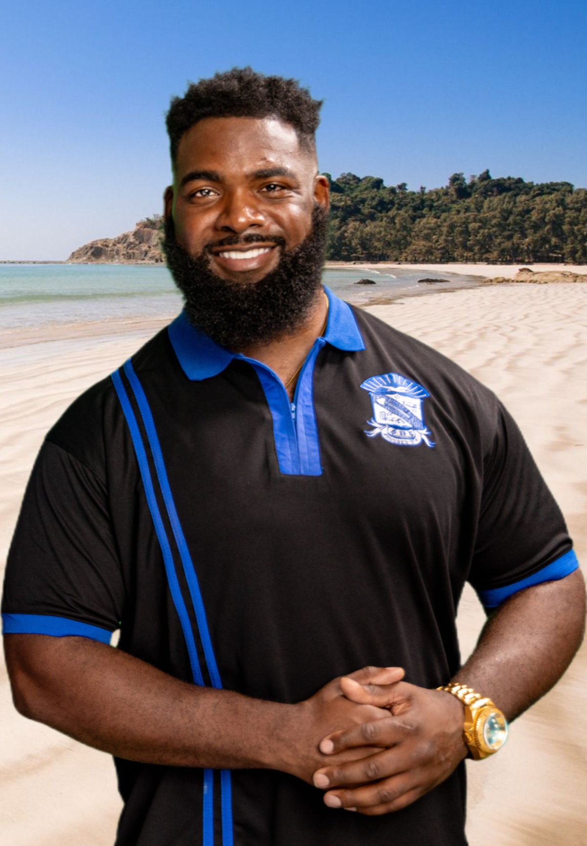 Polo with Side Stripes